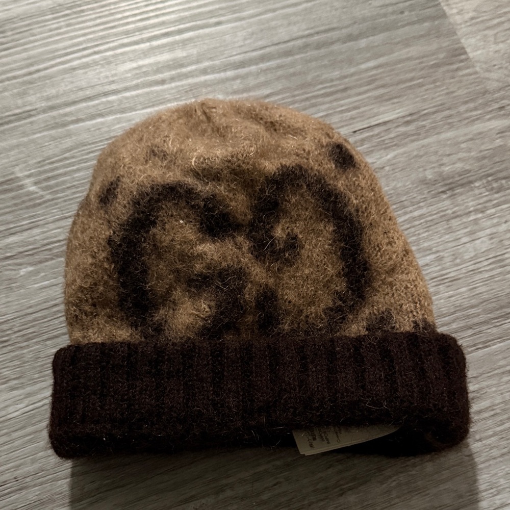 Gucci Brown and Black Wool Beanie
